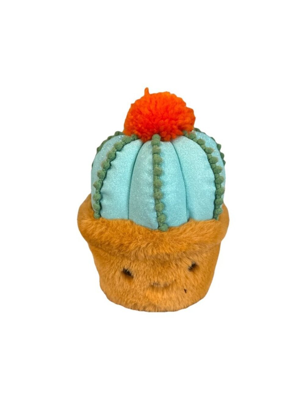 FAO Schwarz 7" Sparklers Plant Orange Ball Cactus Toy Plush SOFT